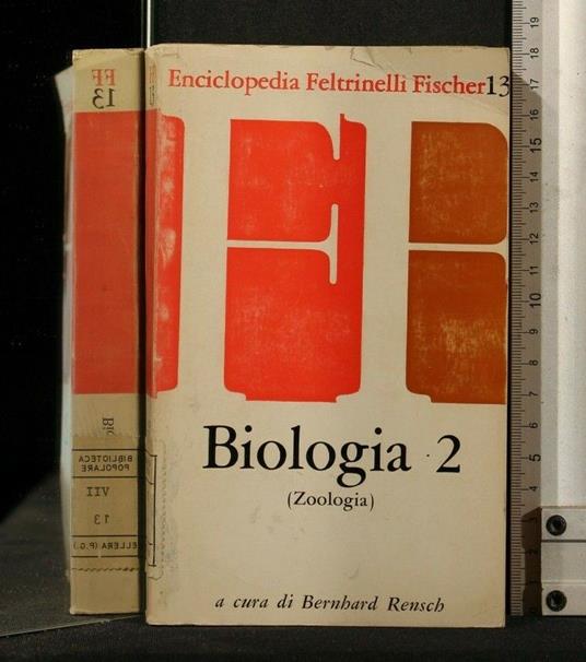 Biologia 2 Zoologia - Bernhard Rensch - copertina