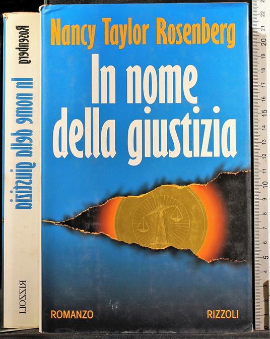 In nome della giustizia - Nancy Taylor Rosenberg - copertina