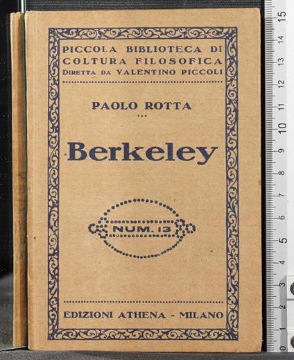 Berkeley - Paolo Rotta - copertina