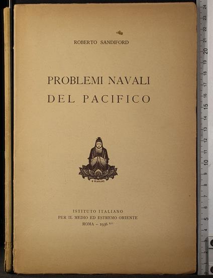 Problemi navali del pacifico - Roberto Sandiford - copertina