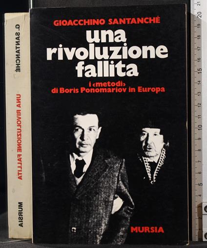 Una rivoluzione fallita - Gioacchino Santanché - copertina