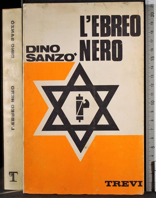 L' ebreo nero - Dino Sanzò - copertina