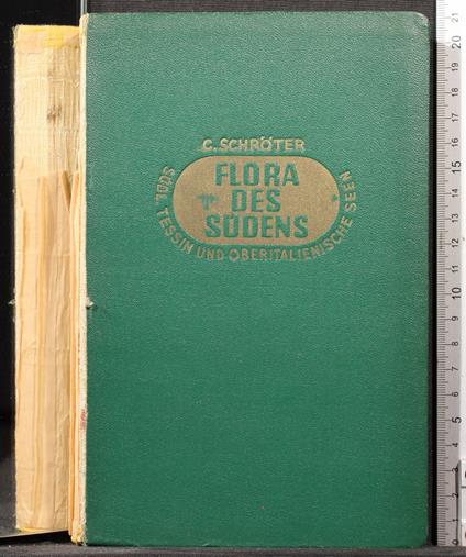 Flora des Sudens - Schroter - copertina