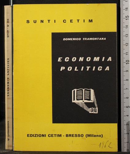 Sunti Cetim. Economia - Domenico Tramontana - copertina