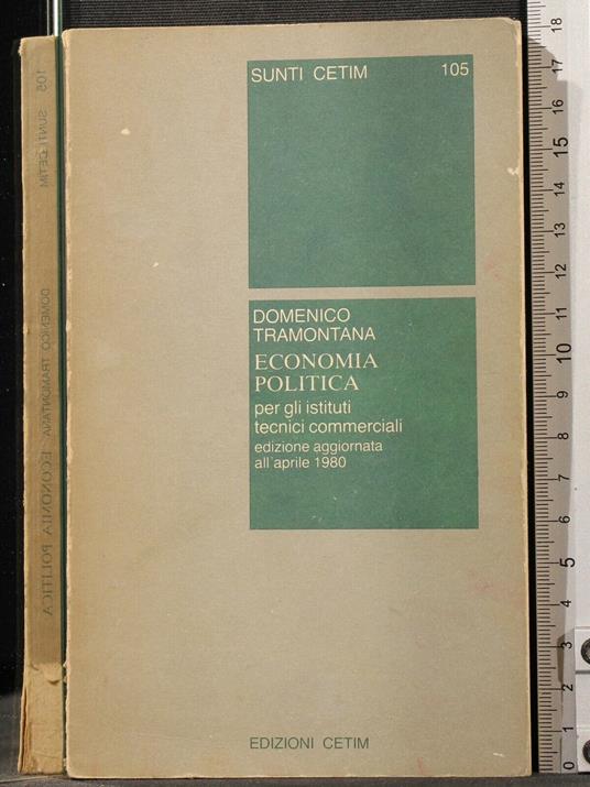 Economia - Domenico Tramontana - copertina