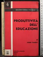 Produttività dell'educazione