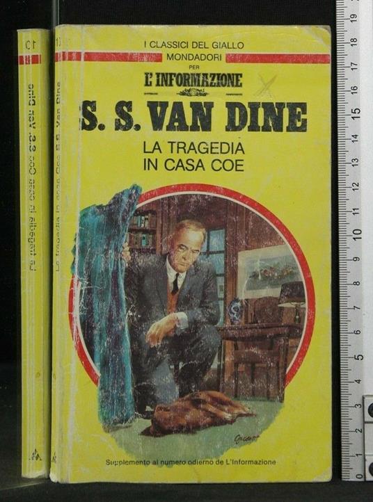 Giallo Mondadori La Tragedia in Casa Coe - S.S. Van Dine - copertina