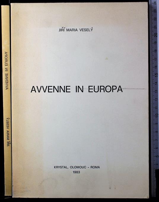 Avvenne in Europa - Jiri Maria Vesely - copertina