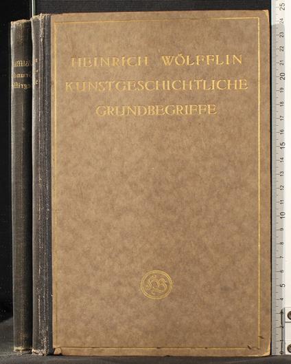 Kunstgeschichtliche grundbegriffe - Heinrich Wolfflin - copertina