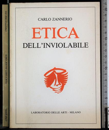 Etica dell'inviolabile - Carlo Zannerio - copertina