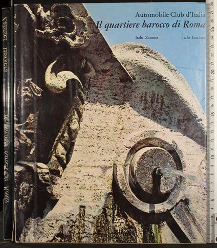 Il quartiere barocco di Roma - Zannier - copertina