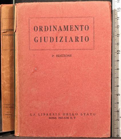 Ordinamento Giudiziario - copertina