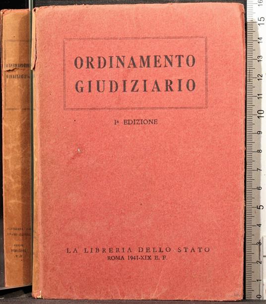 Ordinamento Giudiziario - copertina