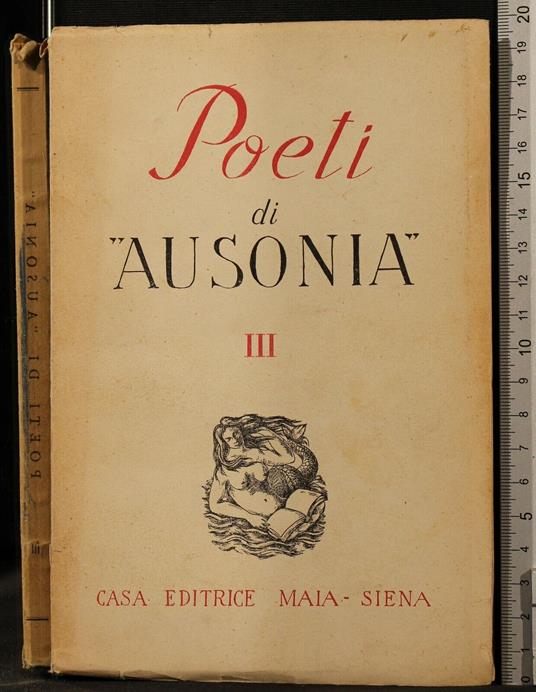 Poeti di "Ausonia". Vol - copertina