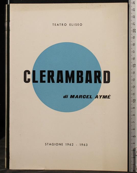 Clerambard di Marcel - copertina