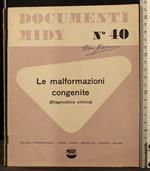 Le malformazioni congenite (diagnostica clinica)