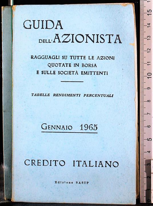 Guida dell'azionista - copertina