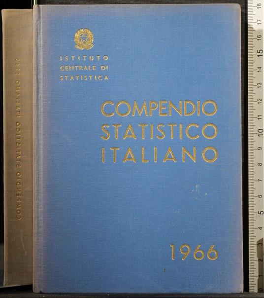 Compendio statistico Italiano. 1966 - copertina