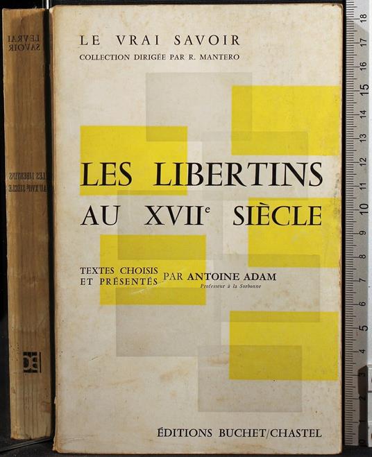 Les libertins au XVIIe siecle - copertina