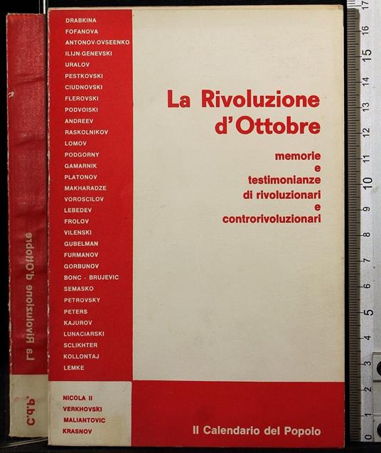 La rivoluzione d'ottobre - copertina