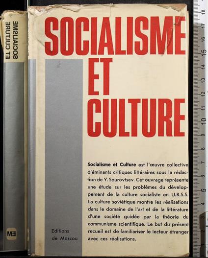 Socialisme et culture - copertina