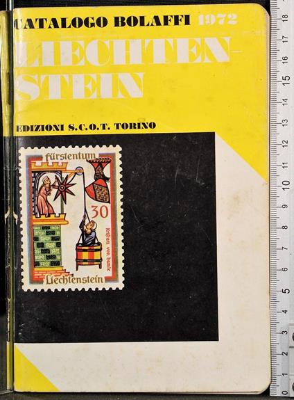 Catalogo Bolaffi 1972 Liechten Stein - copertina