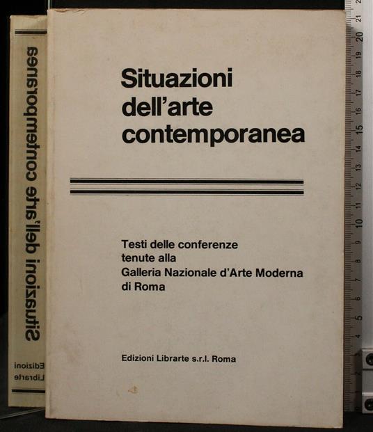 Situazioni Dell'Arte Contemporanea - copertina