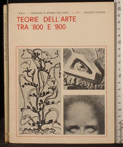 Teorie dell'arte tra '800 e '900 - copertina