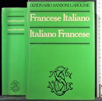 DIZIONARIO VOCABOLARIO ITALIANO FRANCESE FRANCESE ITALIANO LAROUSSE SANSONI  2006