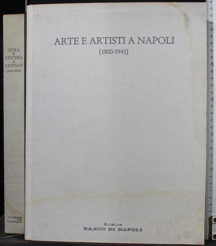 Arte e artisti a Napoli 1800-1943 - copertina