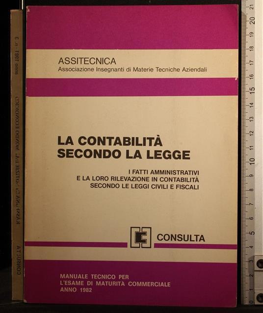 La contabilità secondo la legge - copertina