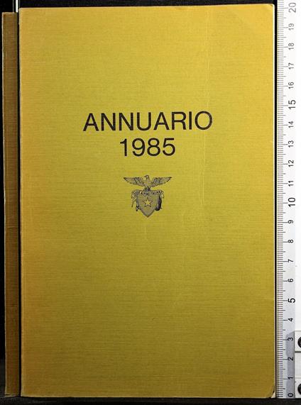 Annuario 1985 - copertina