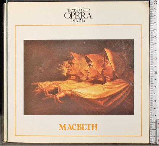 Teatro delle opere di roma. Macbeth - copertina