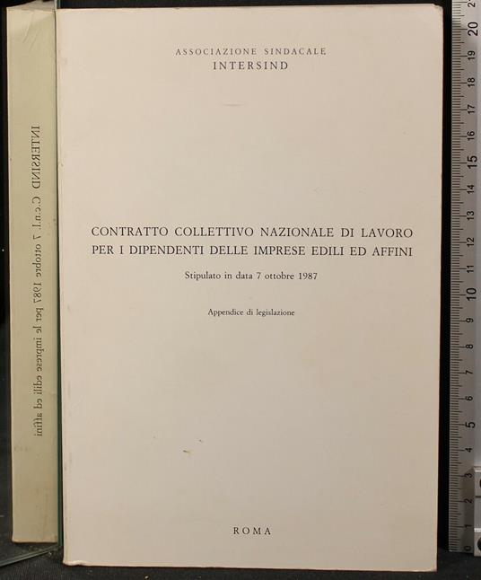 Contratto Collettivo Nazionale di Lavoro per I - copertina