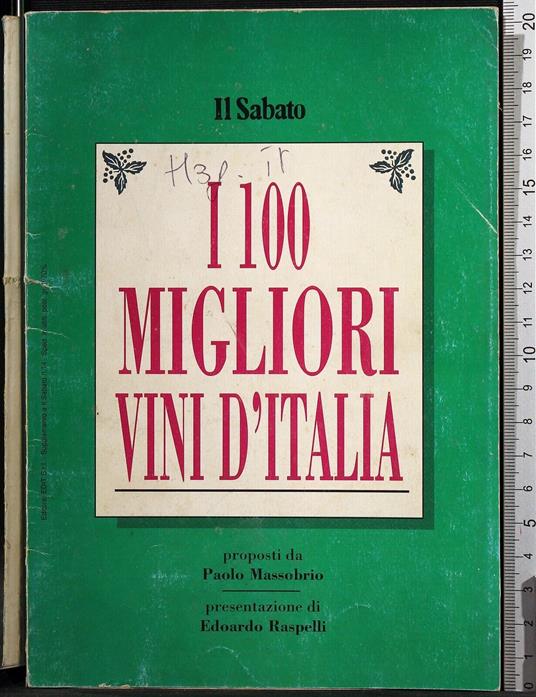 I 100 migliori vini d'Italia - copertina