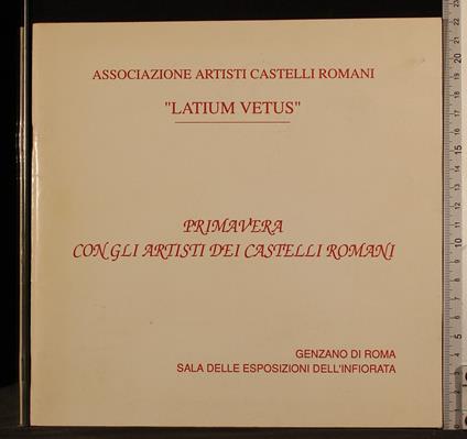 Primavera con gli artisti dei castelli romani - copertina