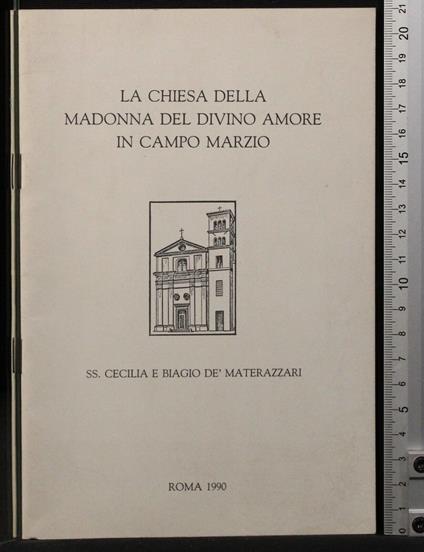 La chiesa della Madonna del Divino amore in campo Marzio - copertina