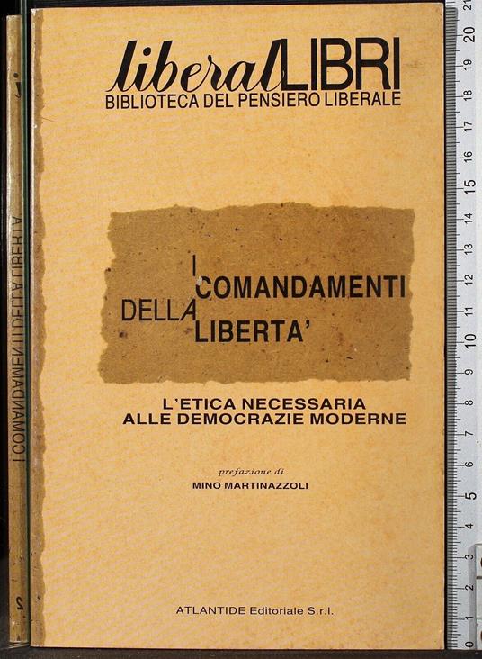 I comandamenti della liberta - copertina