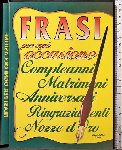 Frasi per ogni occasione - copertina