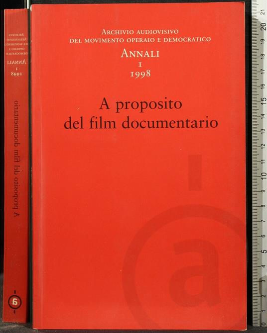 A Proposito Del Film Documentario. Annali 1 1998 - copertina