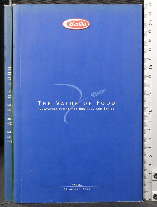 The value of food - copertina