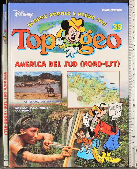 Topogeo 39 America del sud nord est - copertina