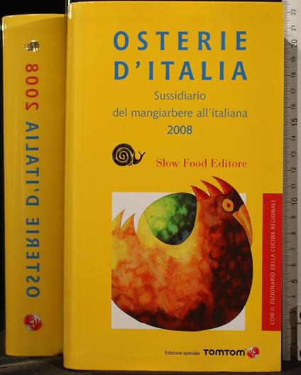Osterie D'Italia 2008 - copertina