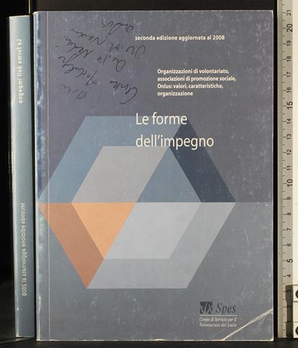 Le forme dell'impegno - copertina