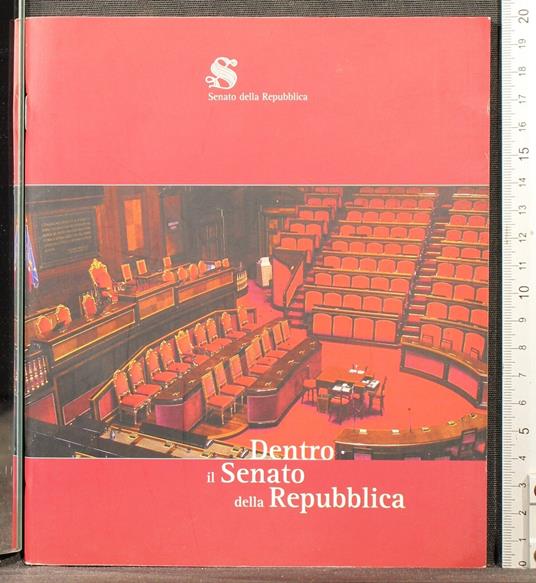 Dentro il senato della Repubblica - copertina