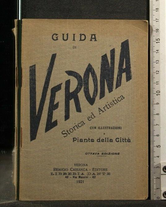 Guida di Verona Storica Ed Artistica - copertina