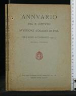 Annuario Del R. Istituto Superiore Agrario di Pisa per L'Anno
