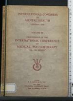 International Congres On Mental Health Vol 3