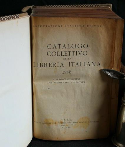 Catalogo Della Editoria Italiana - copertina