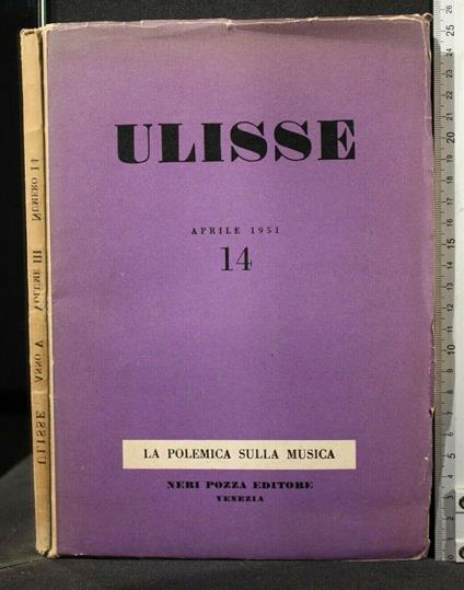 Ulisse Aprile 1951 N 14 La Polemica Sulla Musica - copertina